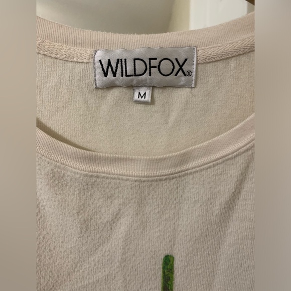 Wildfox | Mistletoe Print Sweatshirt Size Medium - Picture 3 of 8